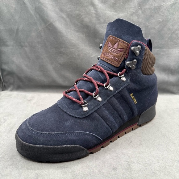 Adidas Jake Boot 2.0 Mens Size 11 High-Top Sneakers Shoes Blue Suede Blauvelt - Picture 5 of 14